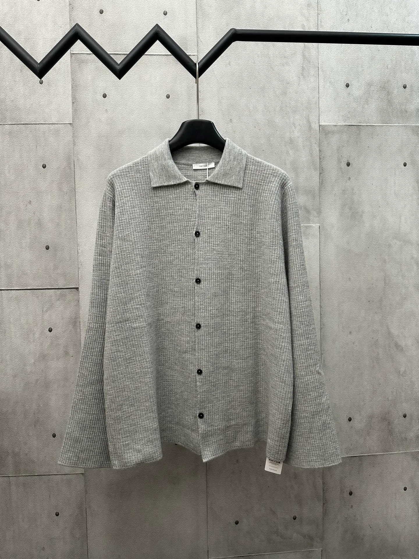 🅿️500 The Row waffle knit long sleeve high version for men and women Size: S M L